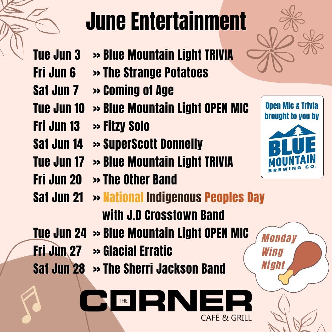 June 2025 - Entertainment & Music Lineup