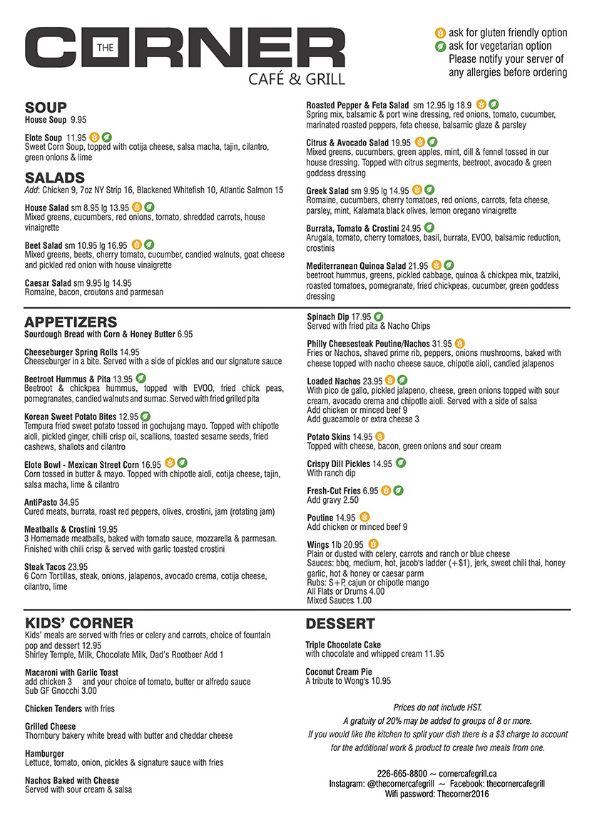 Menu June 2026