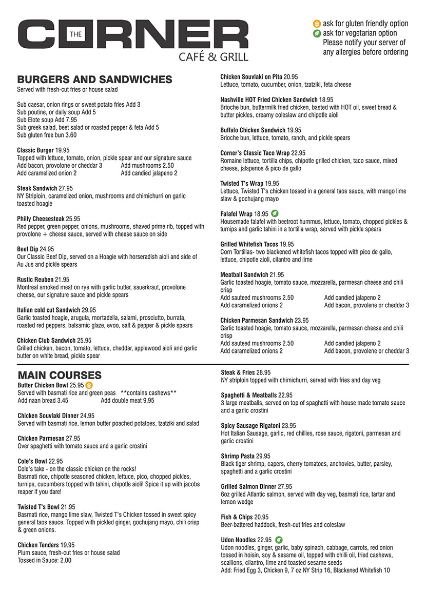 Menu June 2026